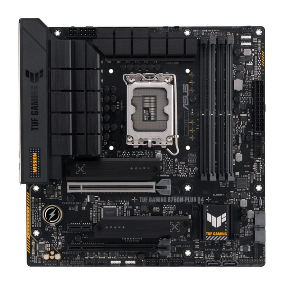 Asus TUF GAMING B760M-PLUS D4 Manual