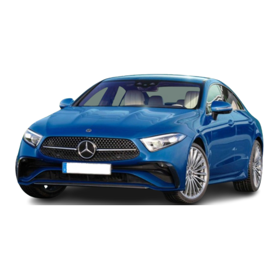 Mercedes-Benz CLS Operator's Manual