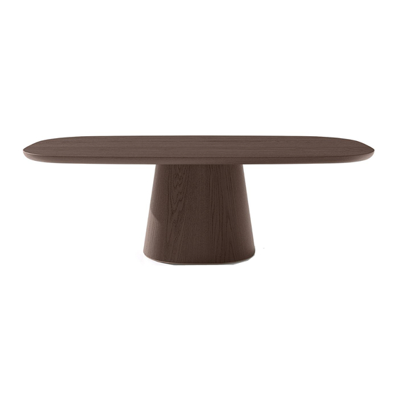 diotti TAVOLO BRIXTON Manual
