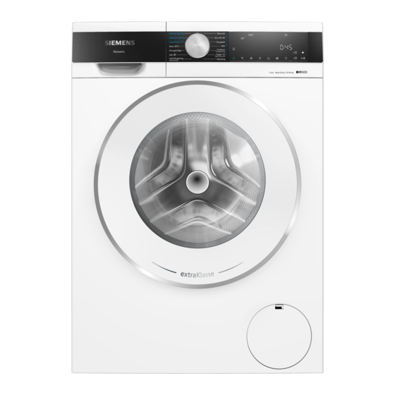 Siemens WN54G2AEDN User Manual And Installation Instructions