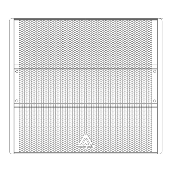 Master audio PA208A User Manual