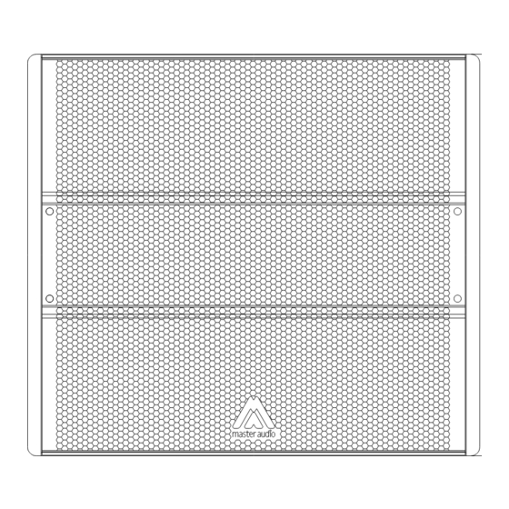 Master audio PA208A Manuals