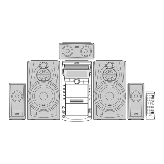 User Manuals: JVC CA-DXJ35 Compact Component System