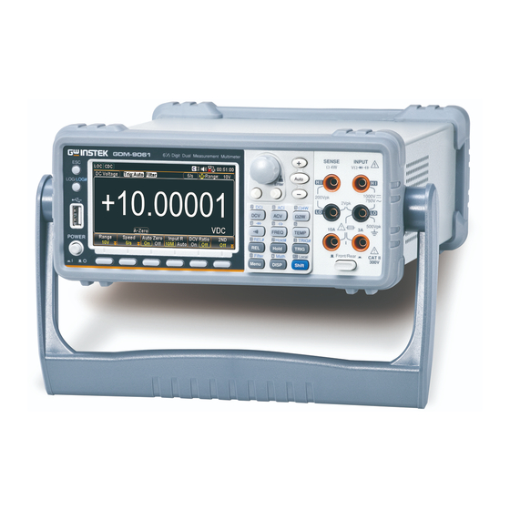 GW Instek GDM-906 Series User Manual