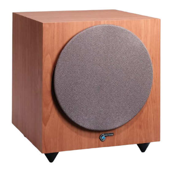 Audio Pro Sub Evidence MKII Specifications