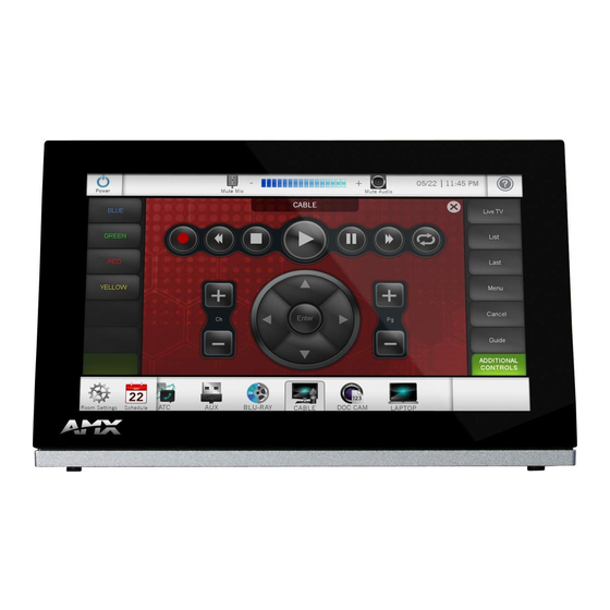 Harman AMX MST-701 Quick Start Manual