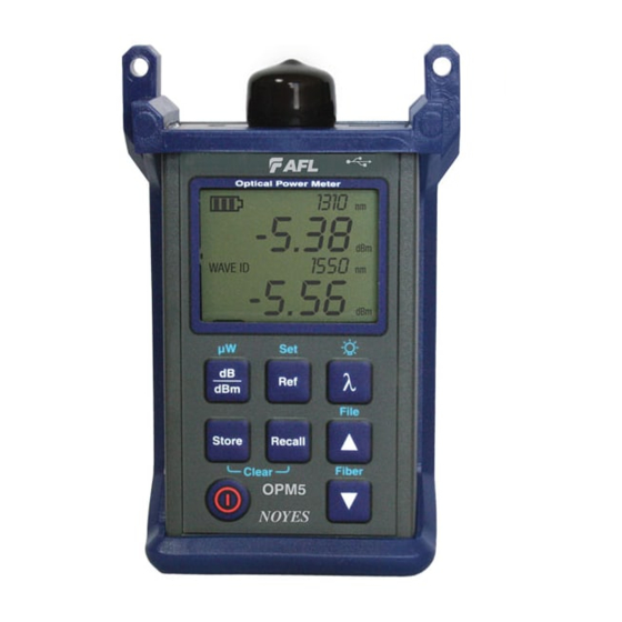 AFL Noyes OPM 4 OLS 2D User Manual