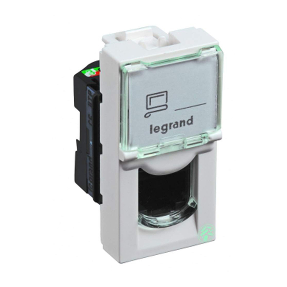 LEGRAND Myrius RJ 45 Manual