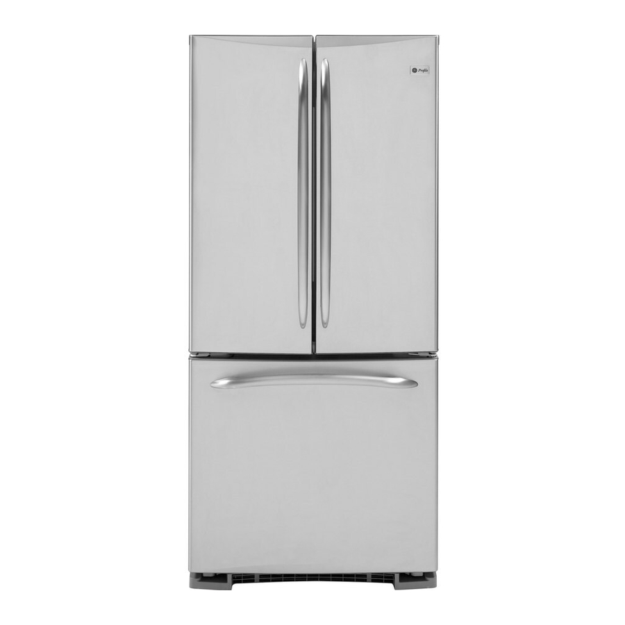 GE PFSF2MJY - Profile: 22.2 cu. Ft. Refrigerator Owner's Manual And Installation Instructions