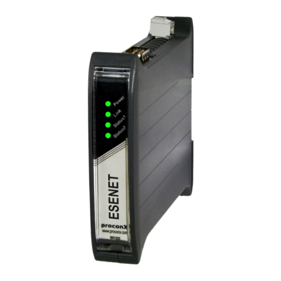 Procon ESENET Manuals