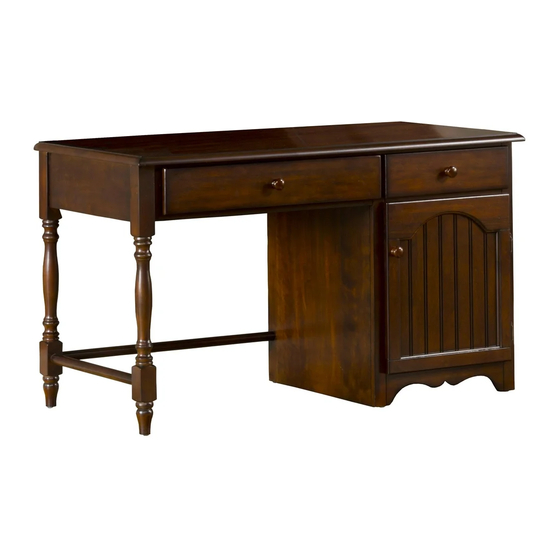 Hillsdale Furniture TAYLOR 791-5213-0406 Quick Start Manual