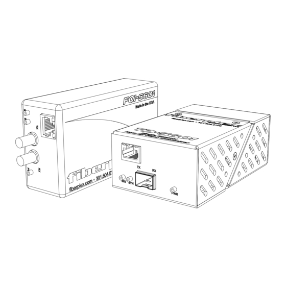 Fiberplex FOI-5601 User Manual