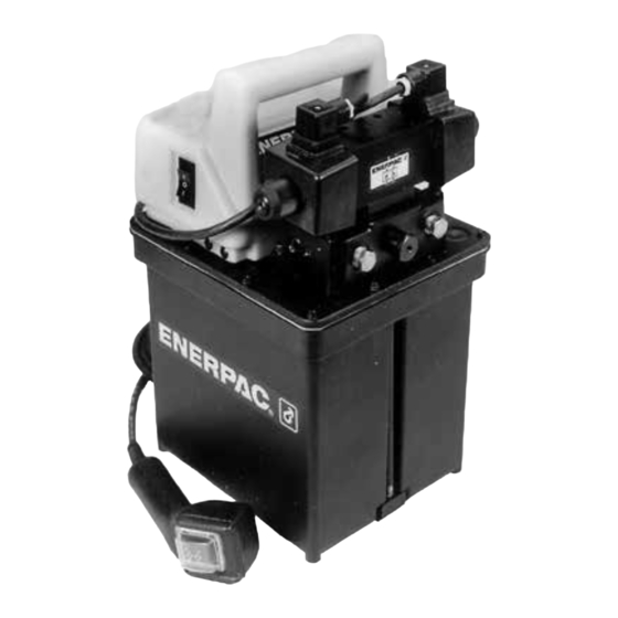 Enerpac of 150 Instruction Sheet