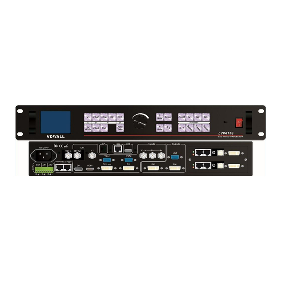 Vdwall LVP615S User Manual