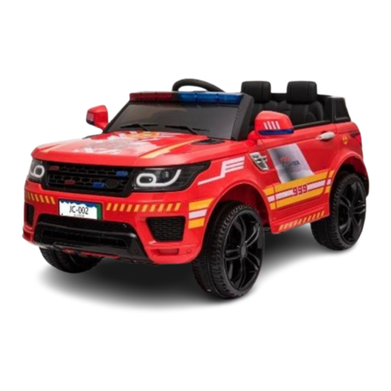 Moni SQUAD Electric Police Car Manuals
