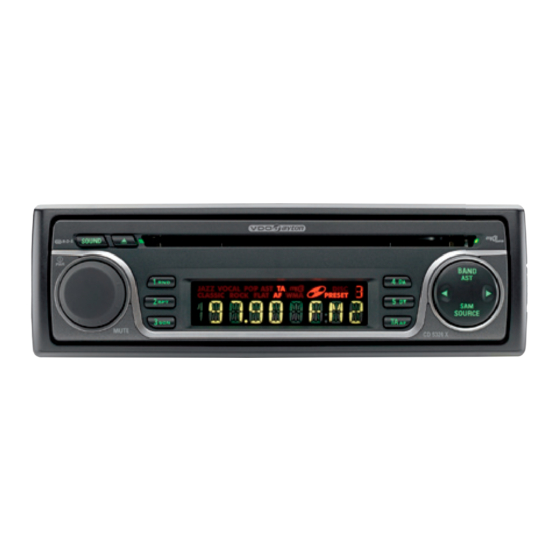 VDO CD 5326 X Manual
