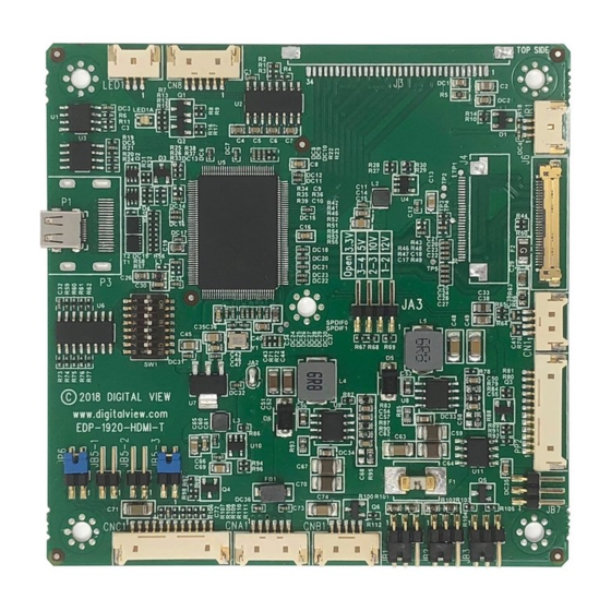 Digital View DD-1920-HDMI-EDPT Manuals