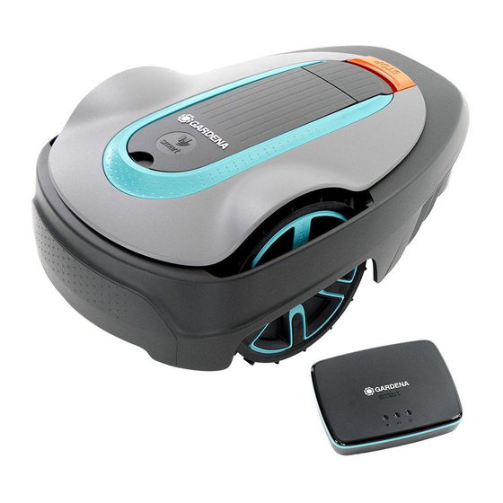 Gardena SILENO city Robot Lawn Mower Manuals
