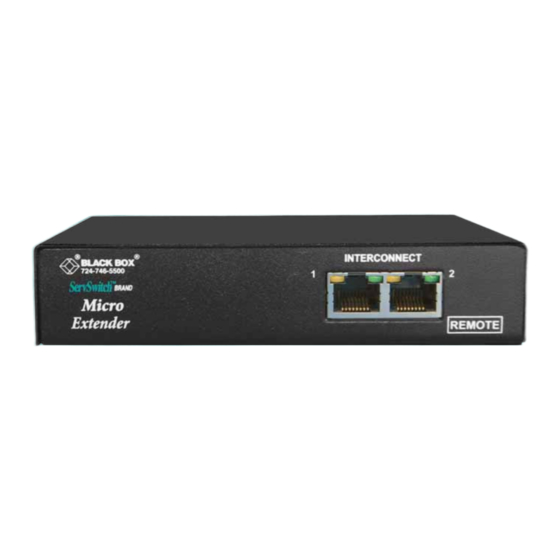 Black Box ACU3201A Specifications