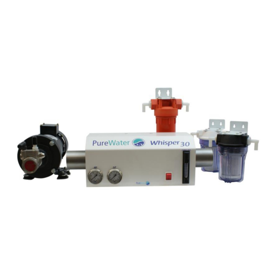 Pure Water Whisper 30 User Manual