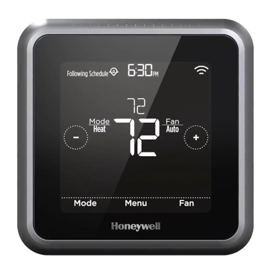 resideo Honeywell Home T5+ Product Data