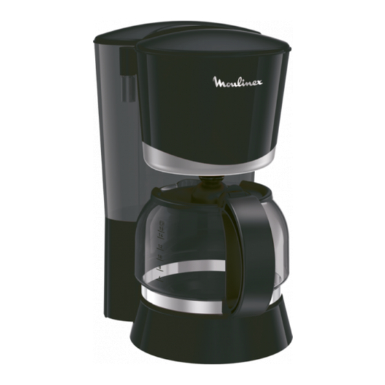 User Manuals: Moulinex VITA FG170819 Coffee Maker