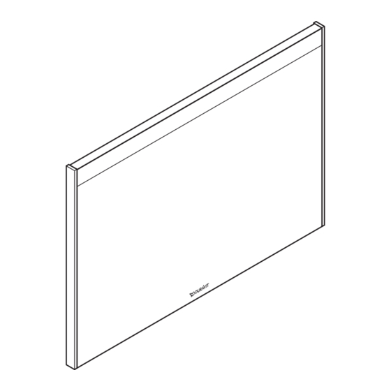 DURAVIT Brioso BR 7025 Mounting Instructions