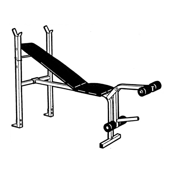 Weider CSWB3 Assembly Instructions Manual