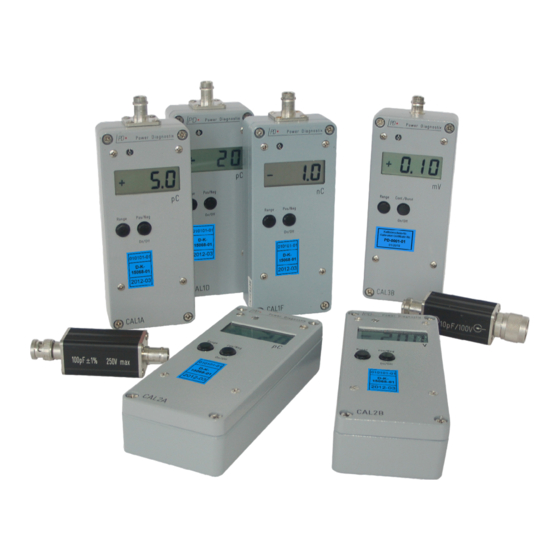 Megger PD CAL1X User Manual
