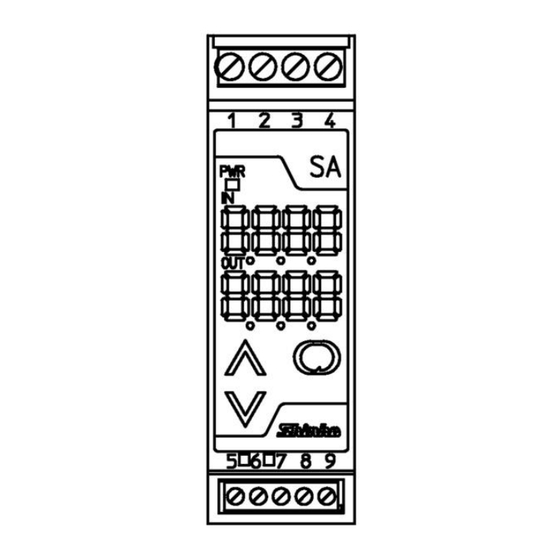 Shinko SAF Series Instruction Manual