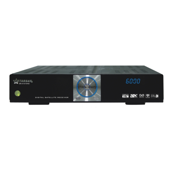 starsat SR-x1010hd TV Receiver Manuals