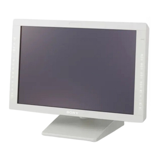 Sony LMD-2451MD Instructions For Use Manual