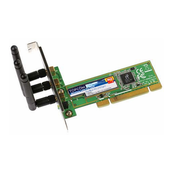 Topcom SKYR@CER PCI 2101GMR User Manual