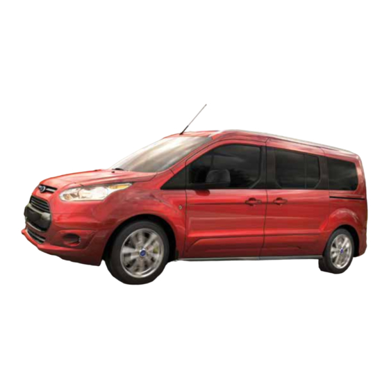 Ford transit connect 2016 Quick Reference Manual