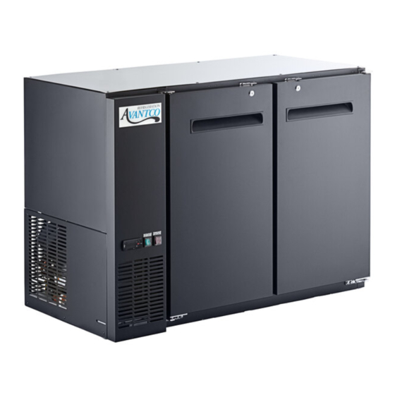 Avantco 178UBB48HC User Manual