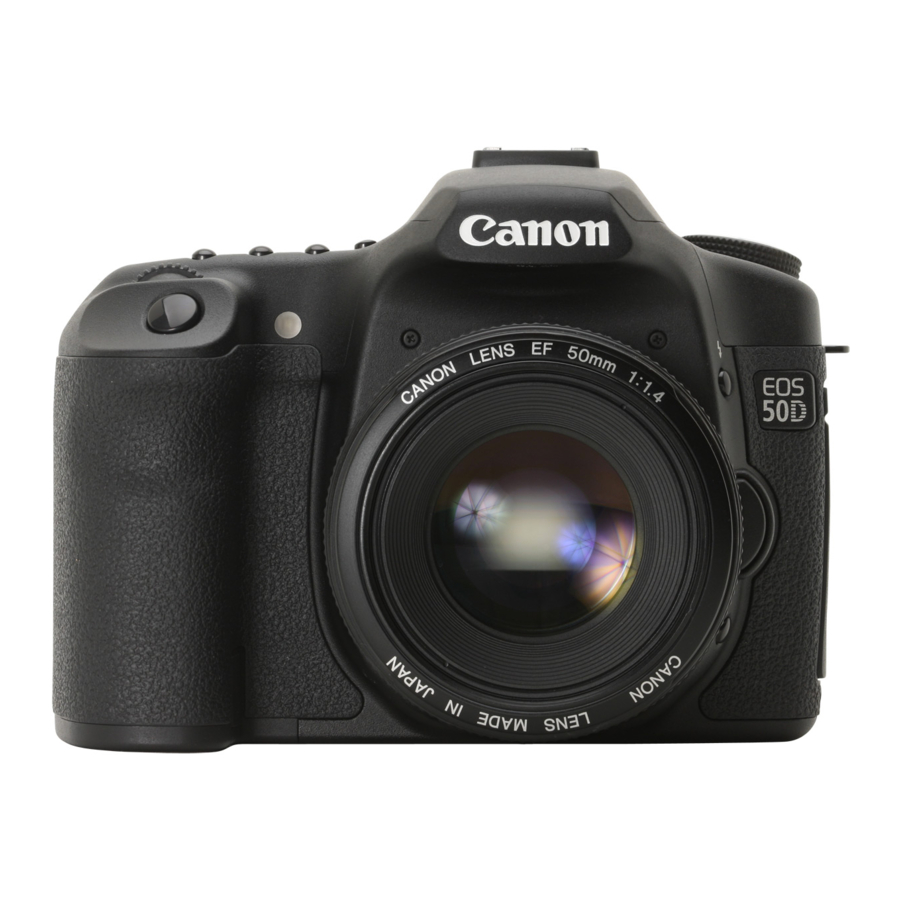 Canon EOS 50D Installation Roadmap Manual