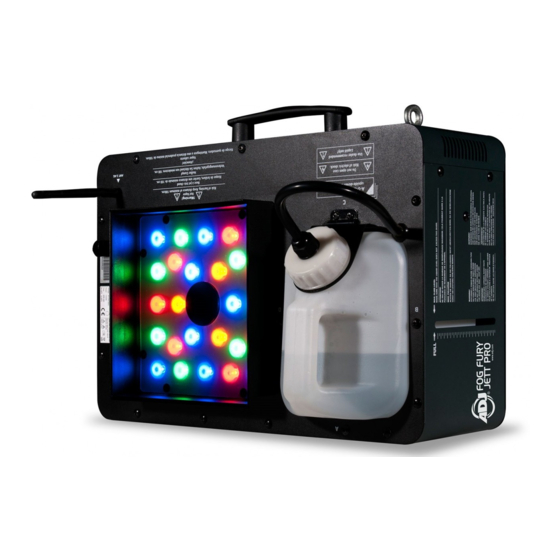 ADJ FOG FURY JETT PRO User Manual