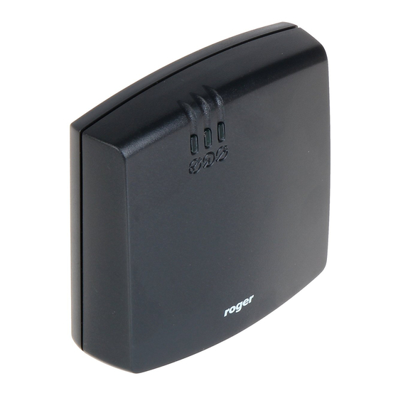 Roger PR622 Installation Manual