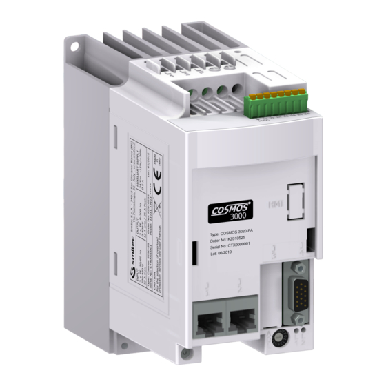 Smitec COSMOS 3020 Instructions For Installation, Use And Maintenance Manual
