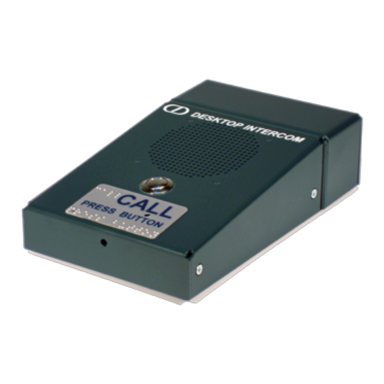 CyberData VoIP Desktop Intercom Specification Sheet
