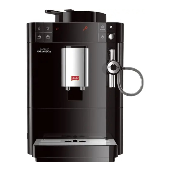 Melitta Caffeo Passione Operating Instructions Manual