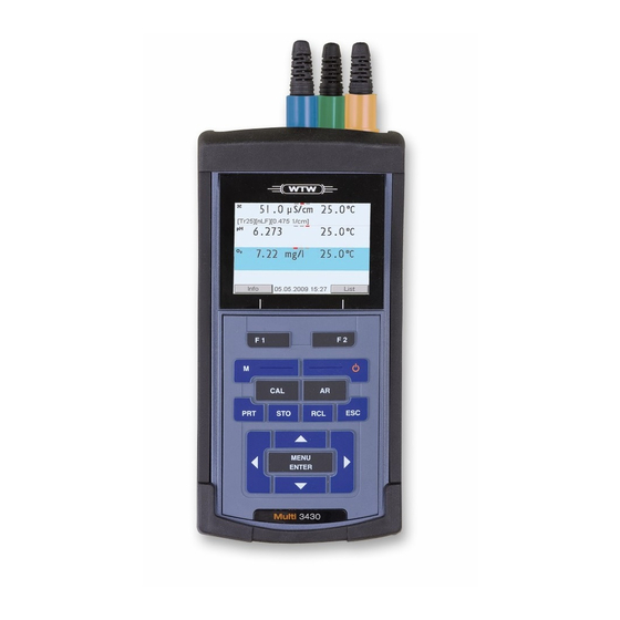 wtw Multi 3430 Operating Manual