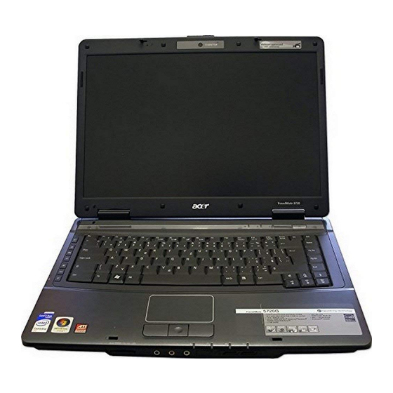Acer TravelMate 5730 Series Quick Manual