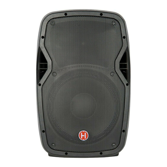 Harbinger V1012 Active Loudspeaker Manuals