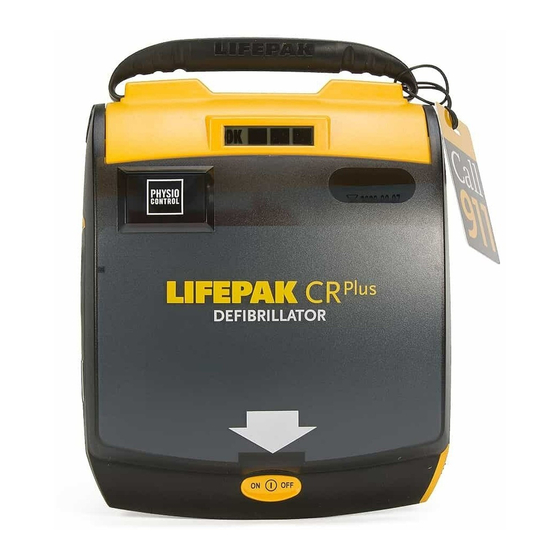 PHYSIO CONTROL LIFEPAK CR PLUS MANUAL Pdf Download | ManualsLib