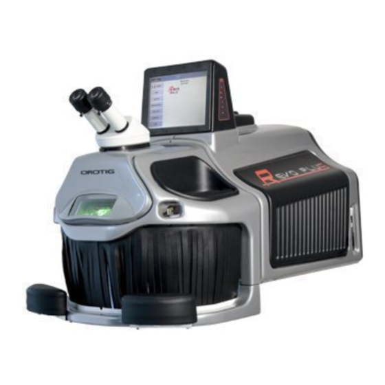 OROTIG Revo S Series Manuals