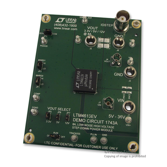 Linear Technology DC1743A Demo Manual