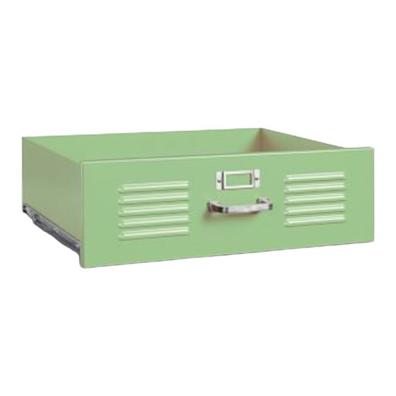 PB TEEN Locker Drawer Assembly Instructions