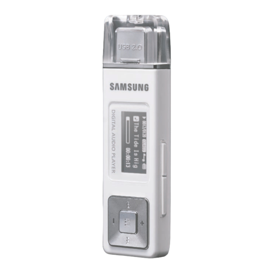 Samsung YPU2JQBXAA Manual