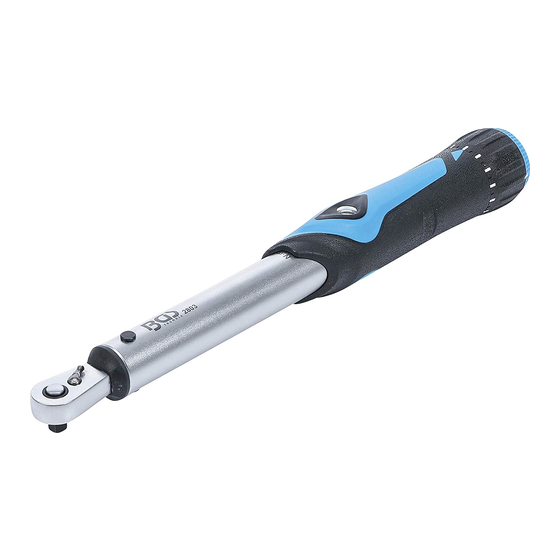BGS technic 2803 Quick Start Manual